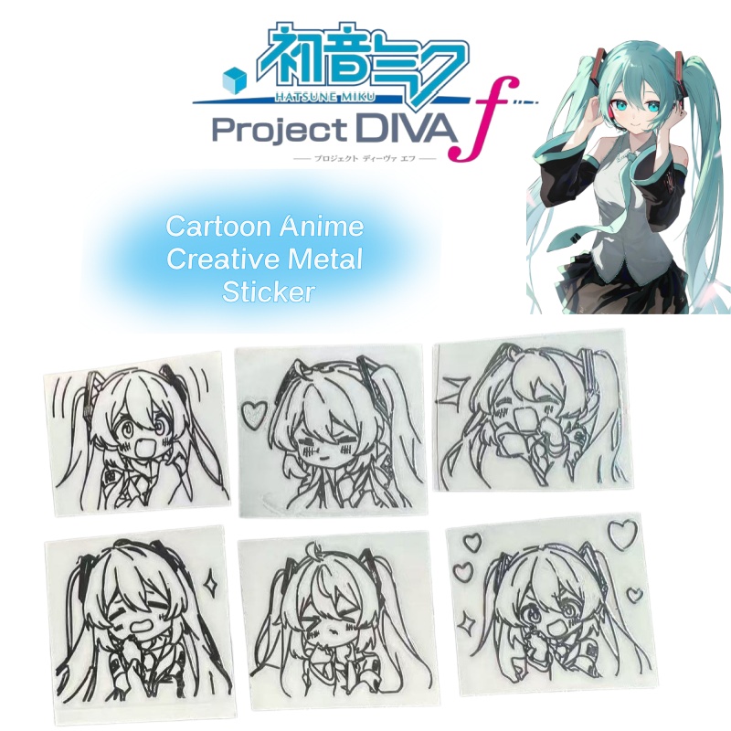 Laptop Accessories Decoration - Hatsune Miku cartoon anime character series
