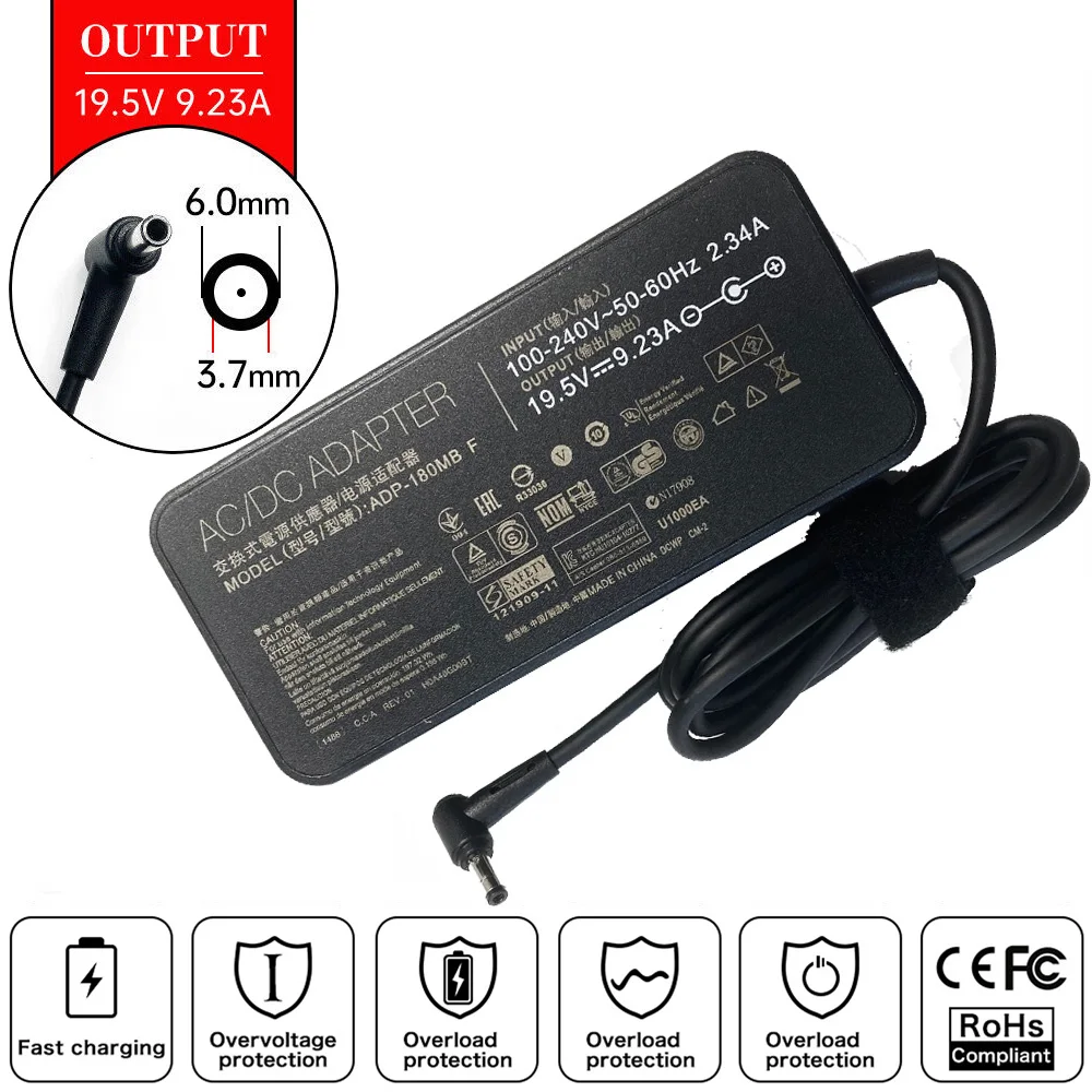 Laptop Accessories Shop - 19.5V 9.23A Laptop AC Adapter Charger