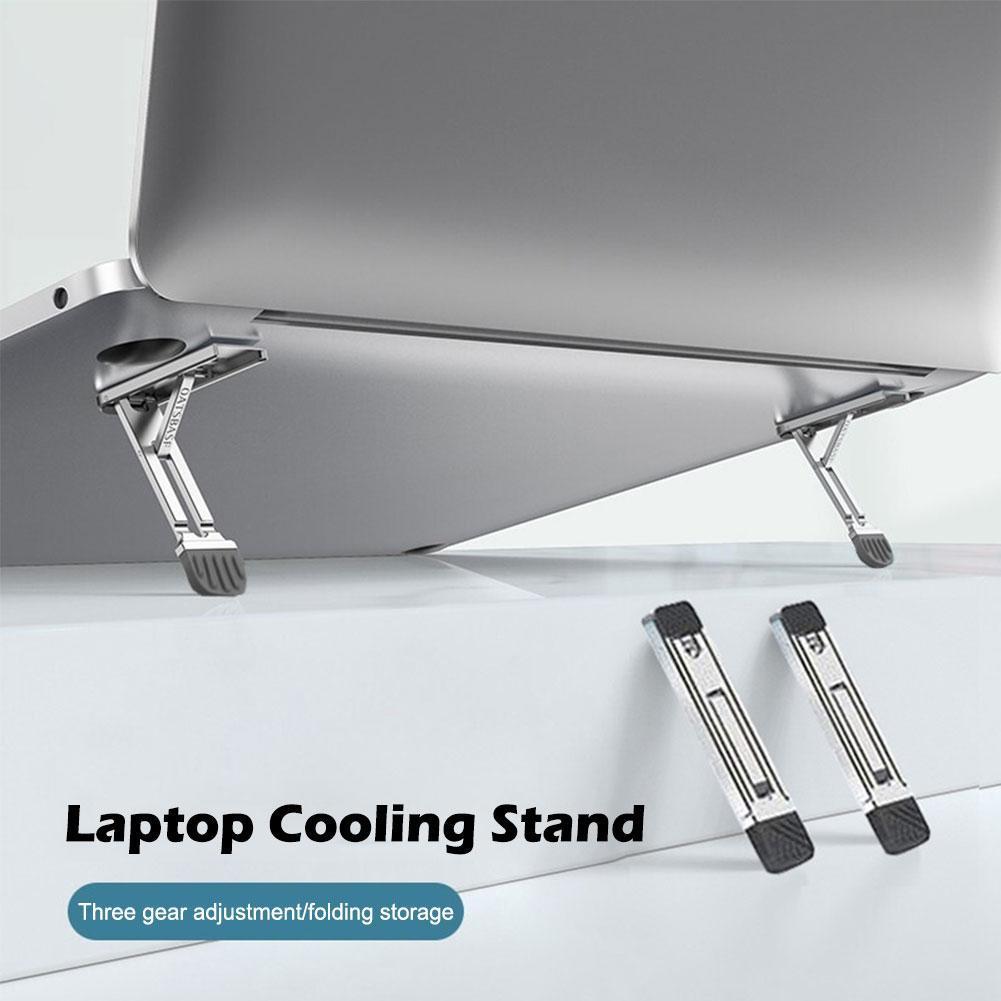 Laptop Accessories Macbook - Laptop Stand Aluminum Alloy Mini Folding