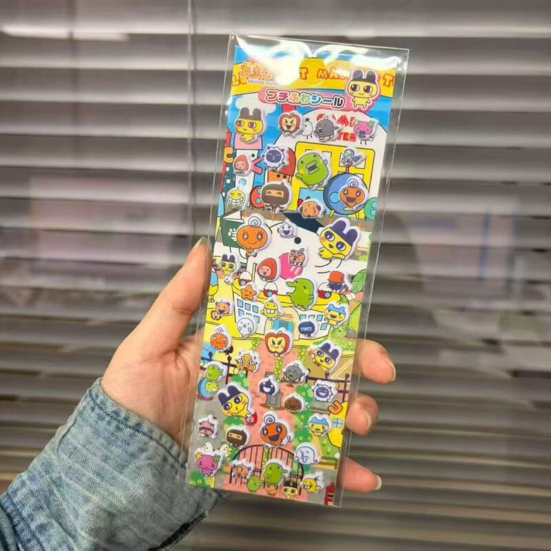 Laptop Accessories Decoration - 6Pcs Tamagotchi Cartoon Bubble Stickers Creativity