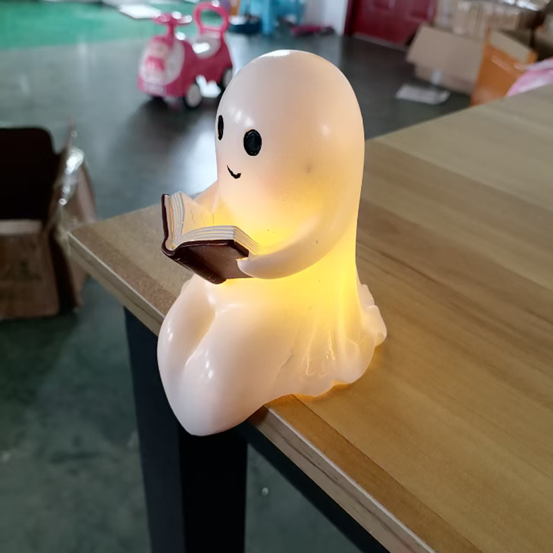 New Cute Ghost Reading Book La - Laptop Accessories Light review and price