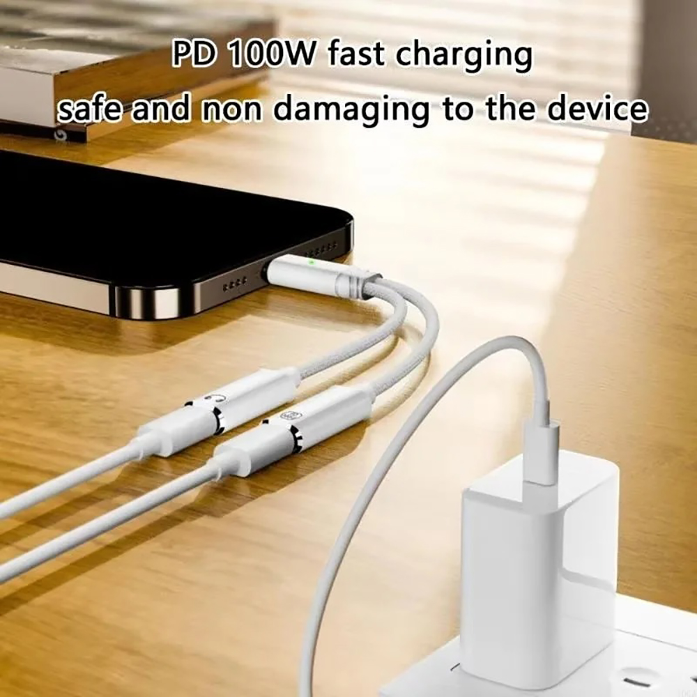 USB C Splitter 2 in 1 Headphon - Laptop Accessories Macbook review and price