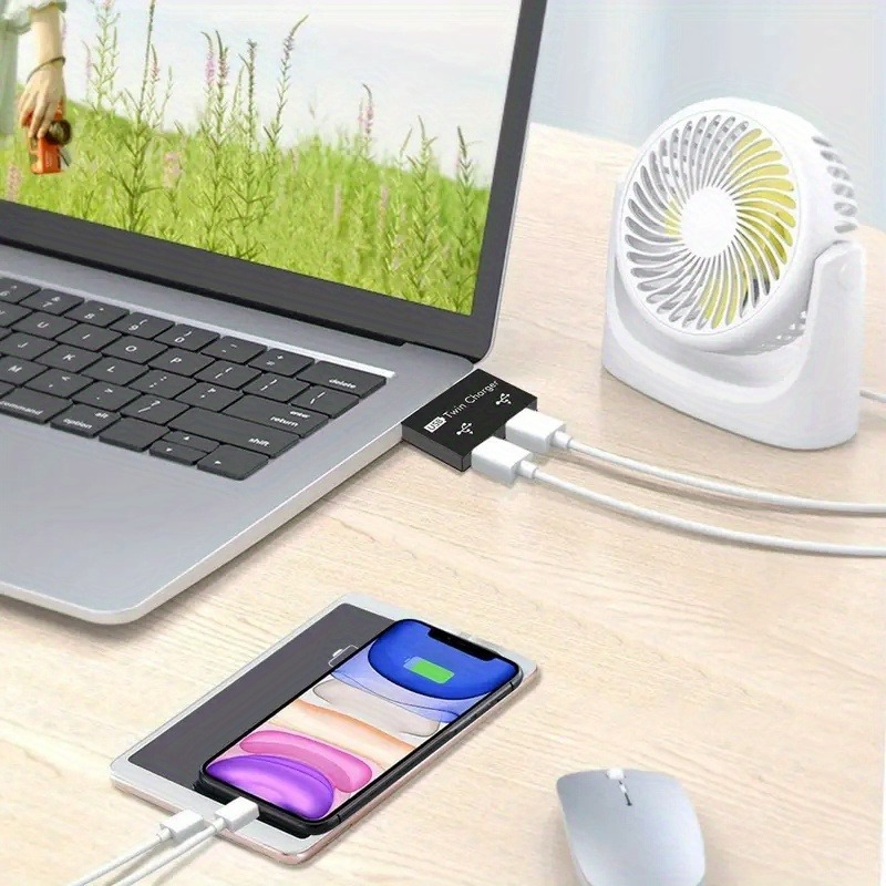 USB2.0 Splitter 1 Male To 2 Po - Laptop Accessories Macbook review and price