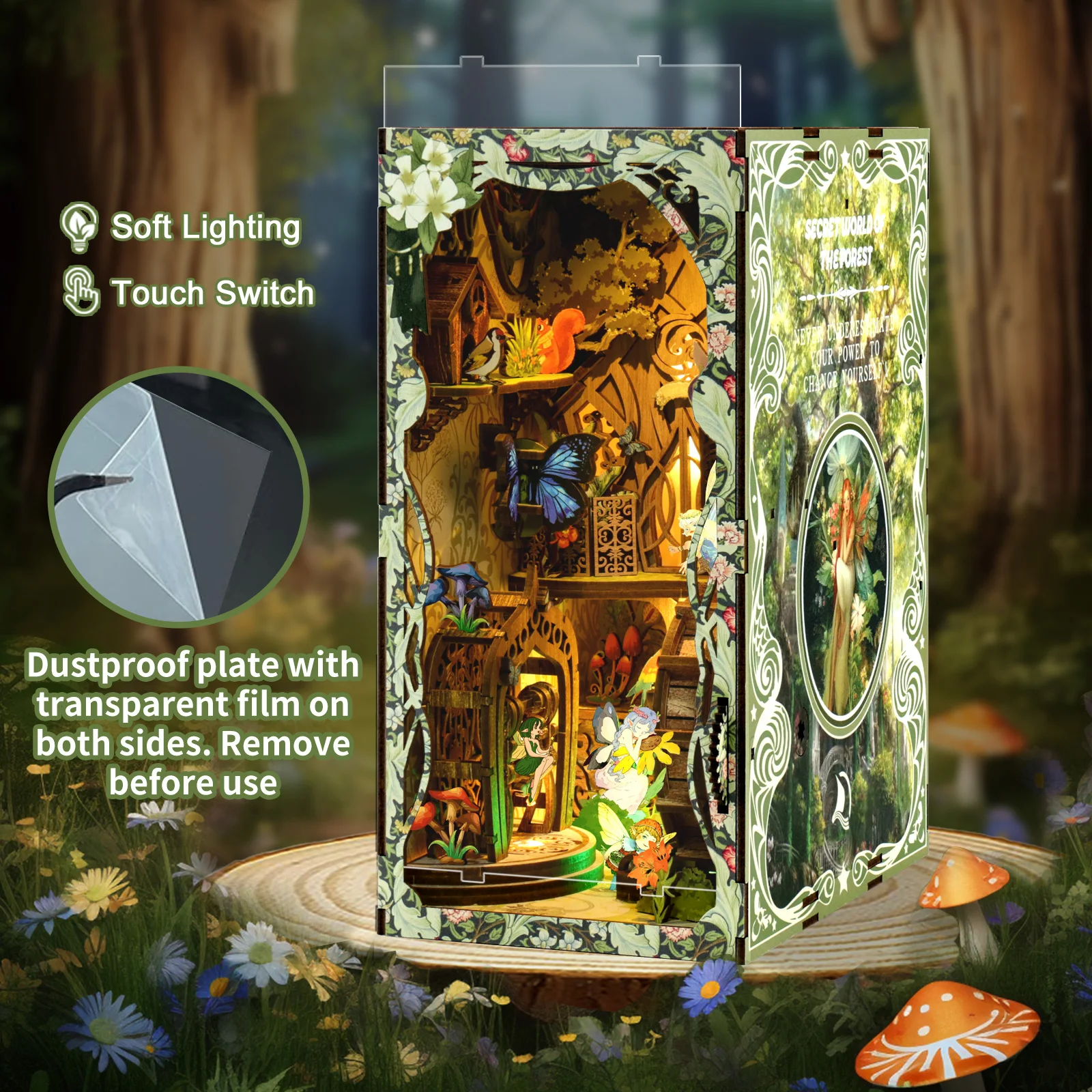 Cool DIY Book Nook Miniature H - Laptop Accessories Light review and price