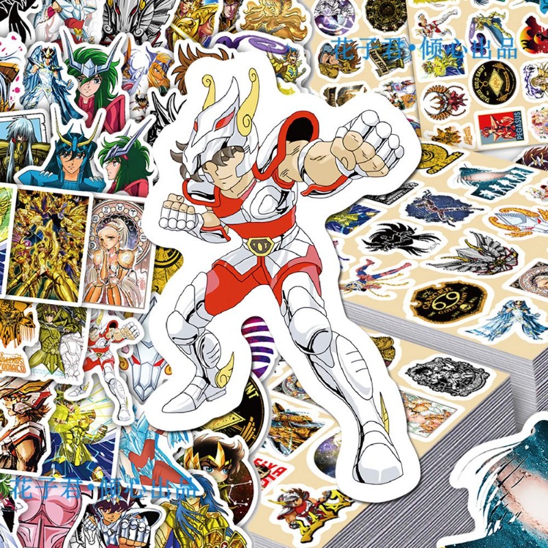 101Pcs Saint Seiya Anime Stick - Laptop Accessories Decoration review and price