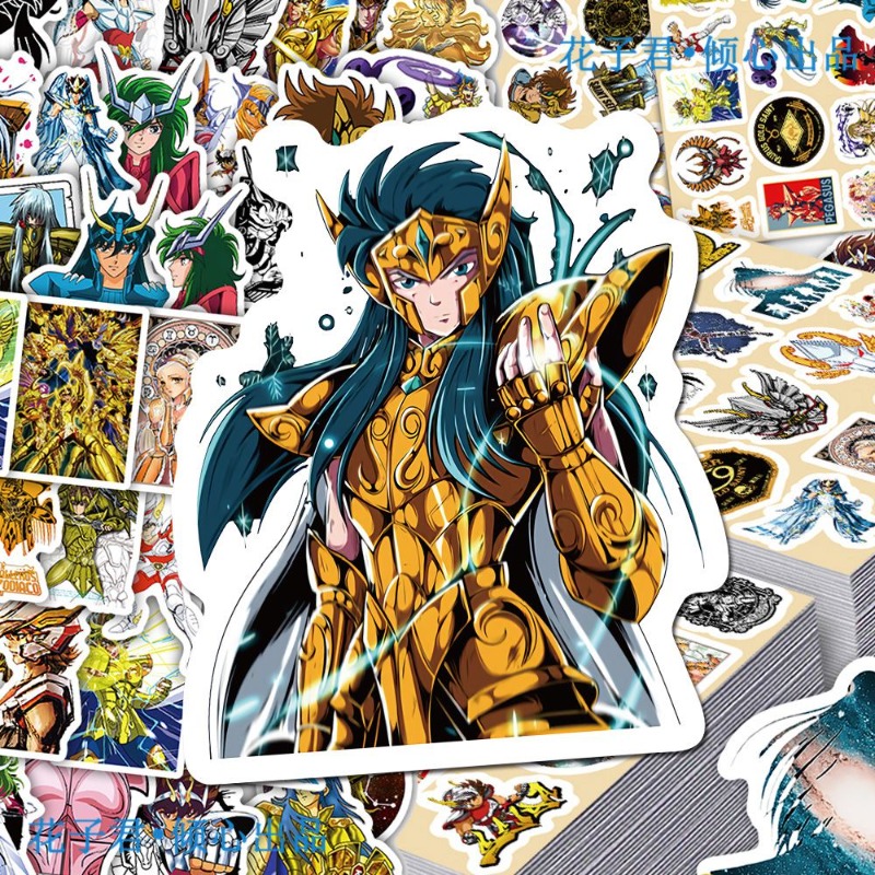101Pcs Saint Seiya Anime Stick - Laptop Accessories Decoration review and price
