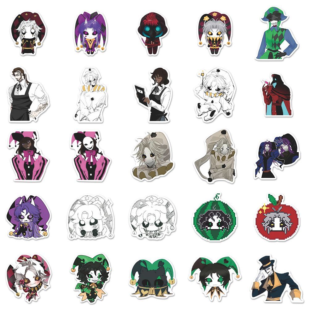 73PCS The Freak Circus Pierrot - Laptop Accessories Decoration review and price