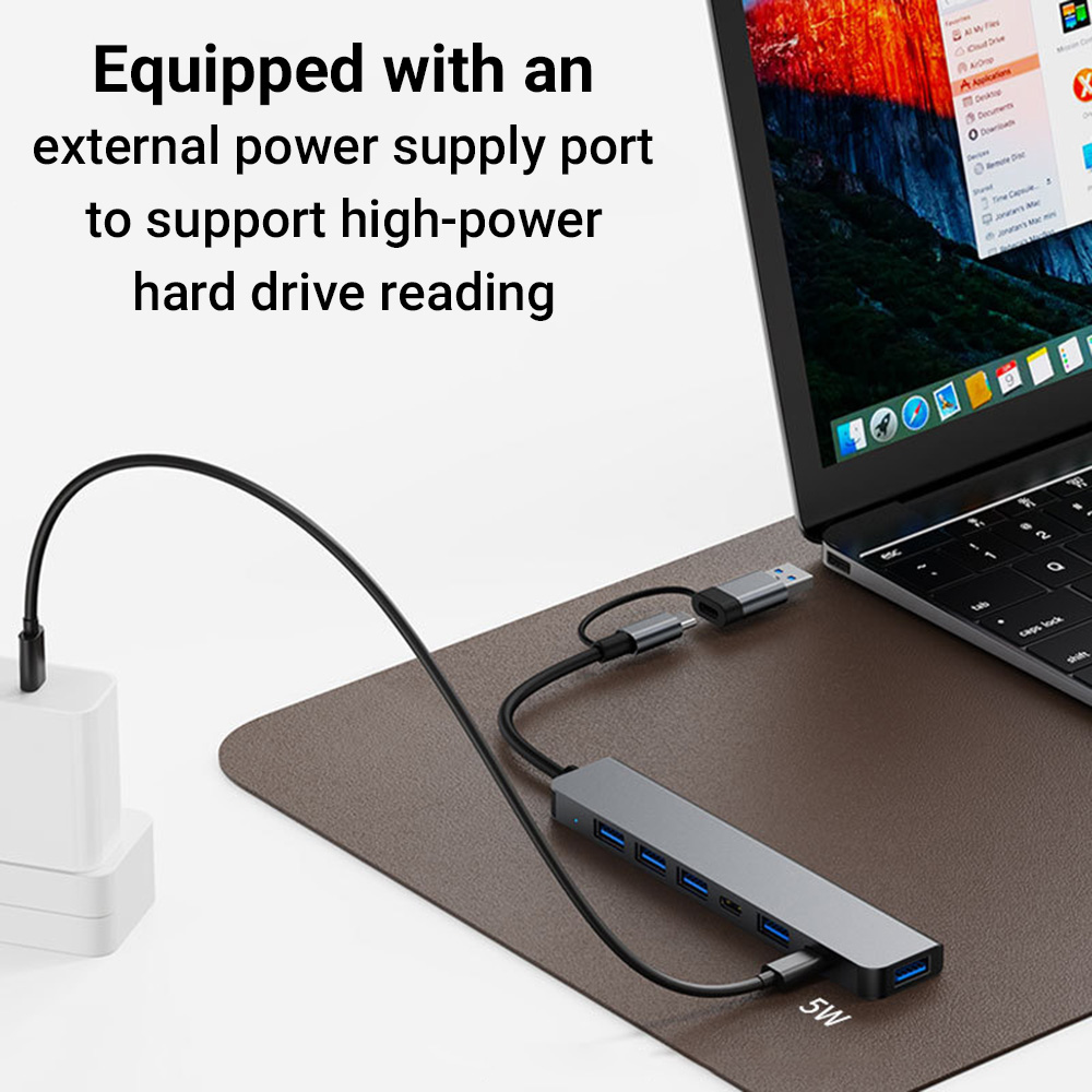 7-in-1 Dual-Head USB-C&USB Doc - Laptop Accessories That You Need review and price