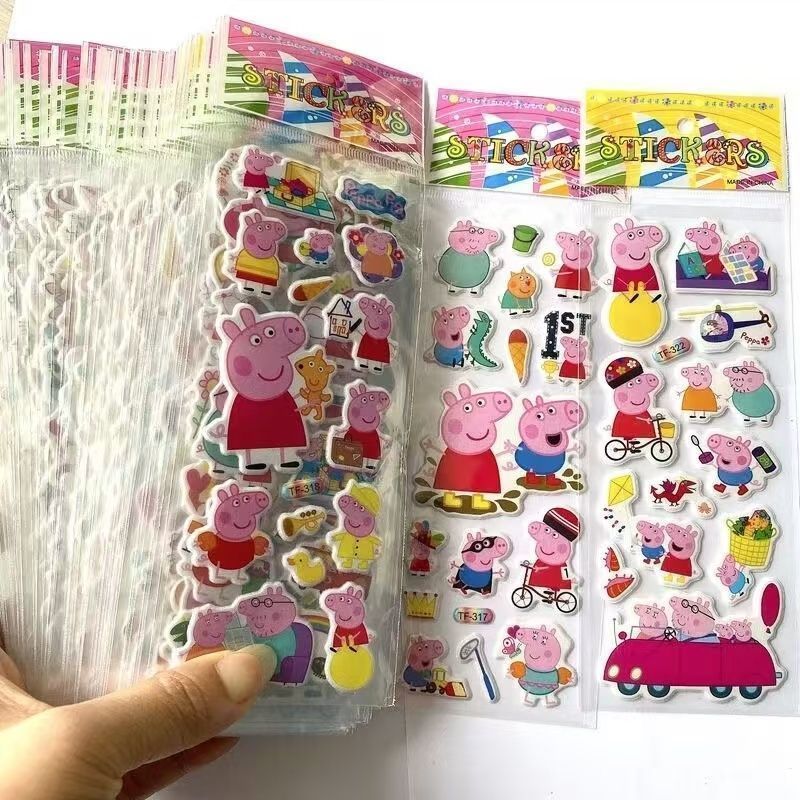 Peppa Pig cartoon sticker note - Laptop Accessories Decoration review and price