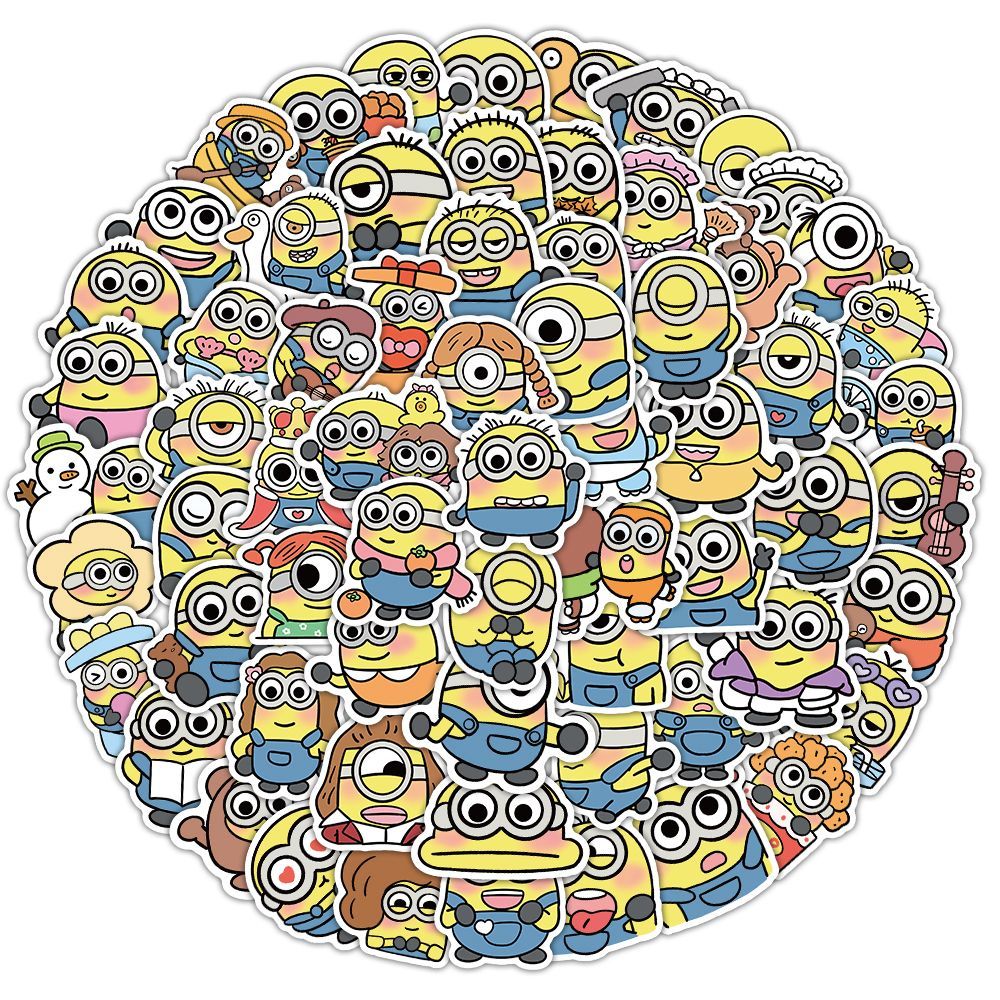 Minions movie anime cartoon cu - Laptop Accessories Decoration review and price