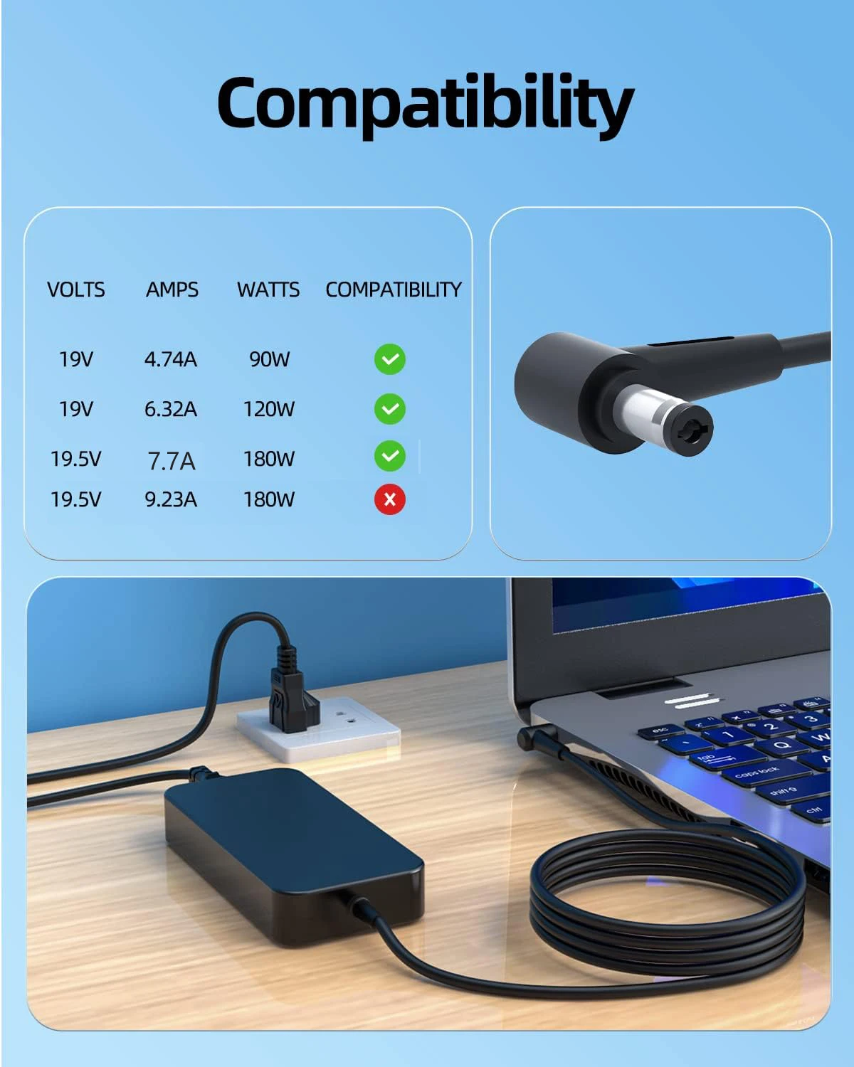 19.5V 7.7A 150W Laptop AC Adap - Laptop Accessories Shop review and price