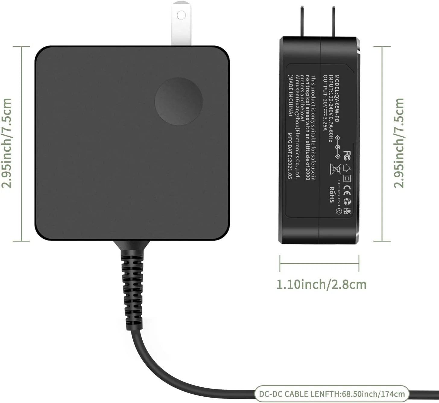 20V 3.25A 65W Laptop Ac Adapte - Laptop Accessories Shop review and price