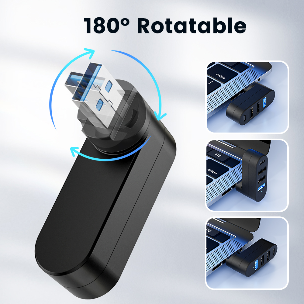 USB Hub 3.0 Mini Splitter Box  - Laptop Accessories Macbook review and price