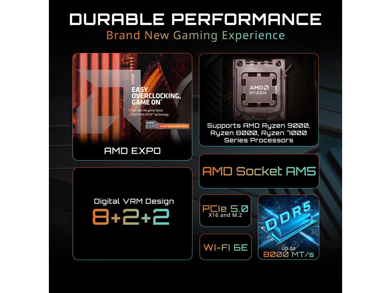 GIGABYTE B650E EAGLE WIFI6E AM - Corsair Ram Vengeance 16Gb review and price