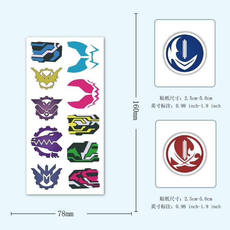 60 Sheets Kamen Rider Logo Sti - Laptop Accessories Decoration review and price